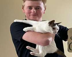 The star has adopted three cats in his home whose names are Jag, Rory, and Nibbles.